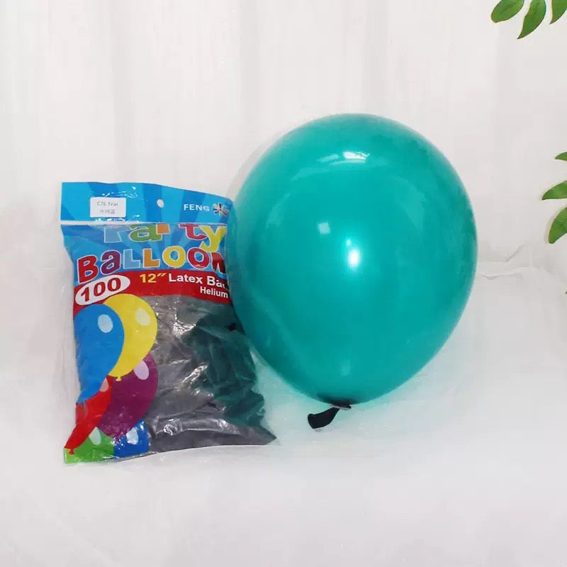 12 Inch Latex Balloons for Birthday Party &amp; Wedding Decor, 3D Heart Woven Balloon Garland