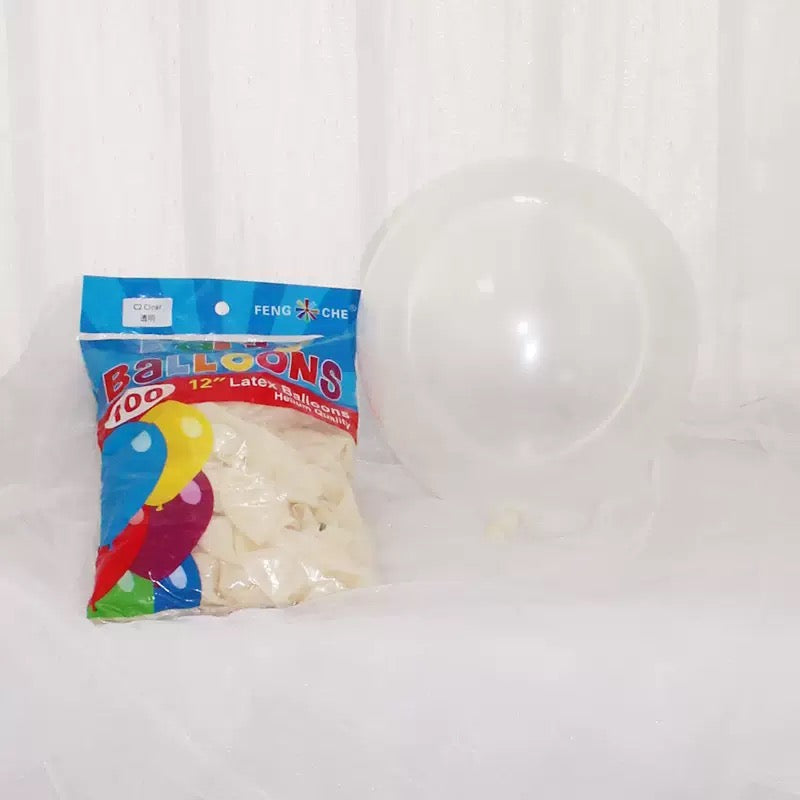12 Inch Latex Round Party Balloons for Birthdays Decor Prop Bridal Rooms, Latex Balloon Arch Kit