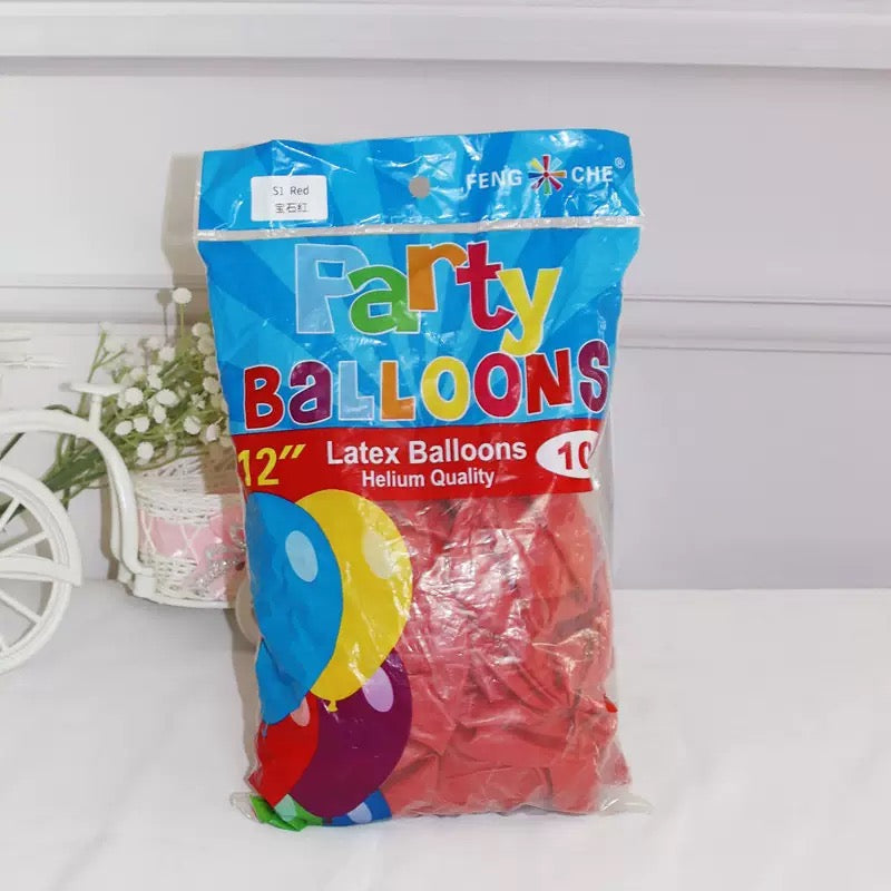 12 Inch Latex Balloons for Birthday Party &amp; Wedding Decor, 3D Heart Woven Balloon Garland