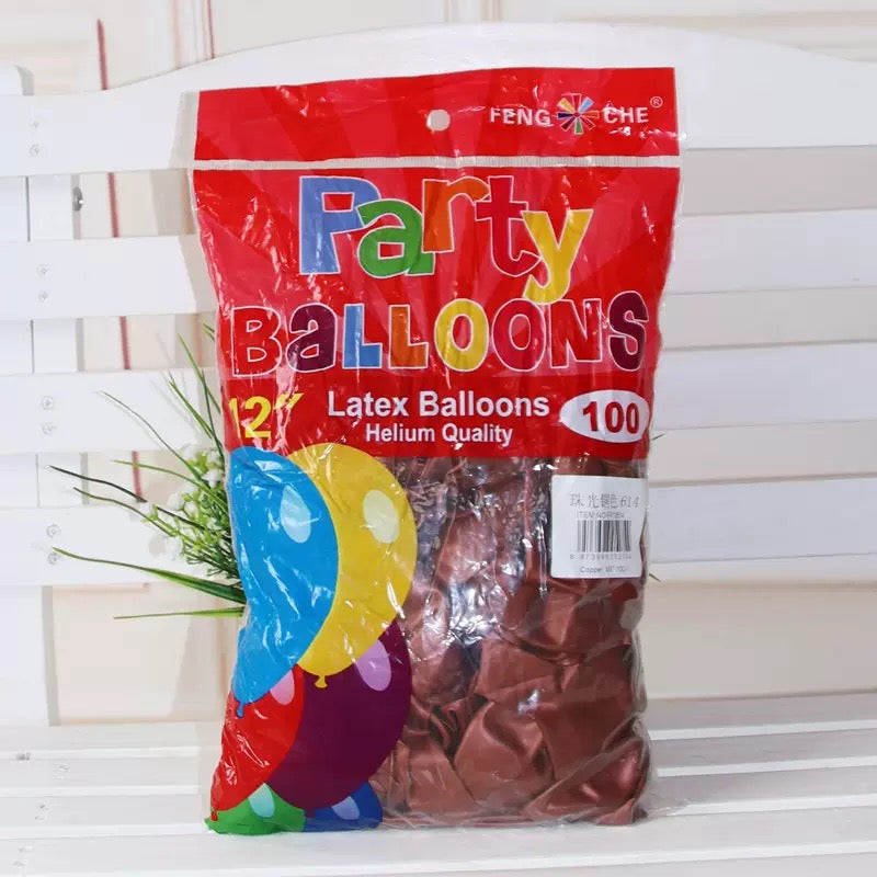 12 Inch Latex Round Party Balloons for Birthdays Decor Prop Bridal Rooms, Latex Balloon Arch Kit