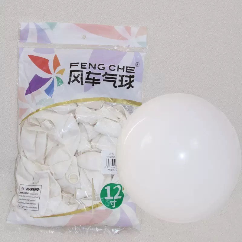 12 Inch Latex Round Party Balloons for Birthdays Decor Prop Bridal Rooms, Latex Balloon Arch Kit