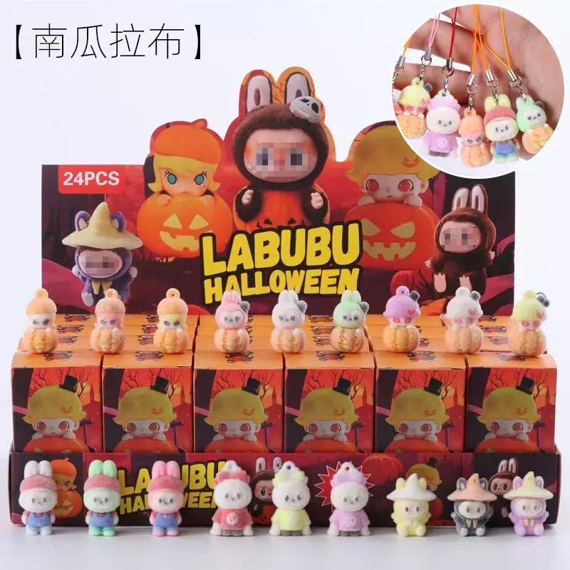 Cute Capybara Flocked Figure Mystery Blind Box Toys Kids Prize Vending Machine Gift Cross-border Wholesale