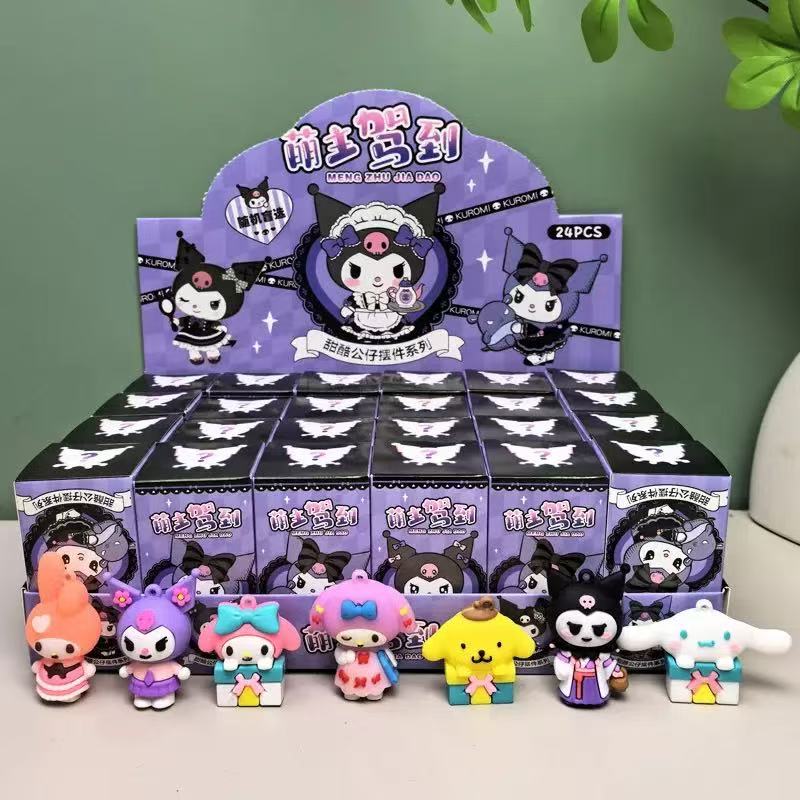 Cute Capybara Flocked Figure Mystery Blind Box Toys Kids Prize Vending Machine Gift Cross-border Wholesale
