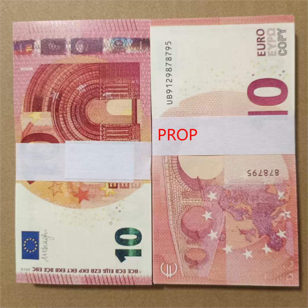 1. Euro Game Token Prop Money - Virtual Currency Play Game Movie Money Banknote Bill Prop Euros