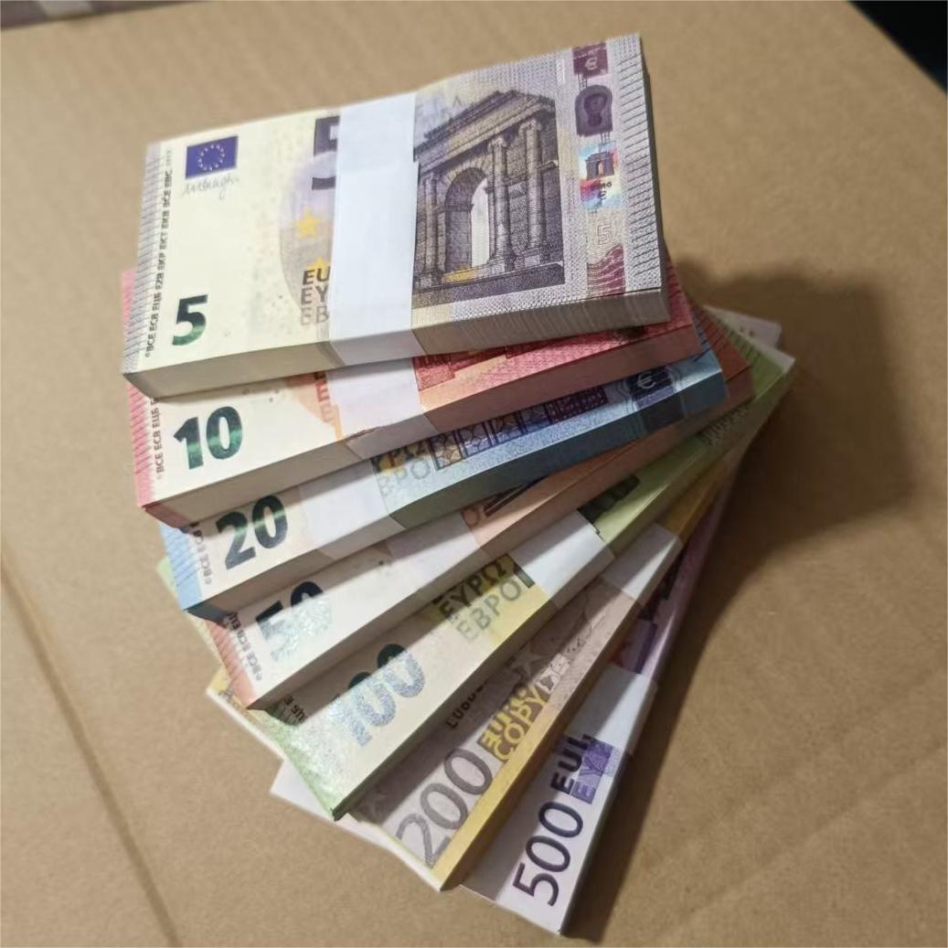 Virtual Euro Prop Currency Money Props Play Game Money Decor Party Money Banknote Bill Euros Europe Money Prop
