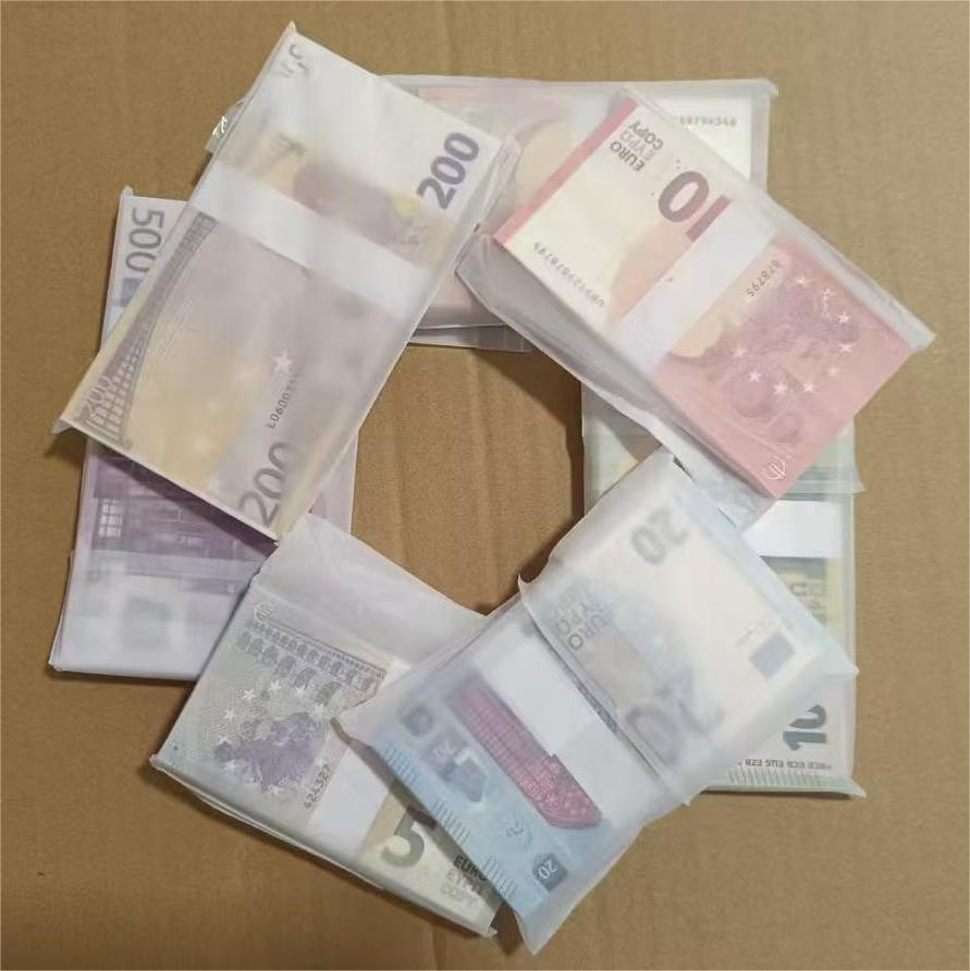 Virtual Euro Prop Currency Money Props Play Game Money Decor Party Money Banknote Bill Euros Europe Money Prop
