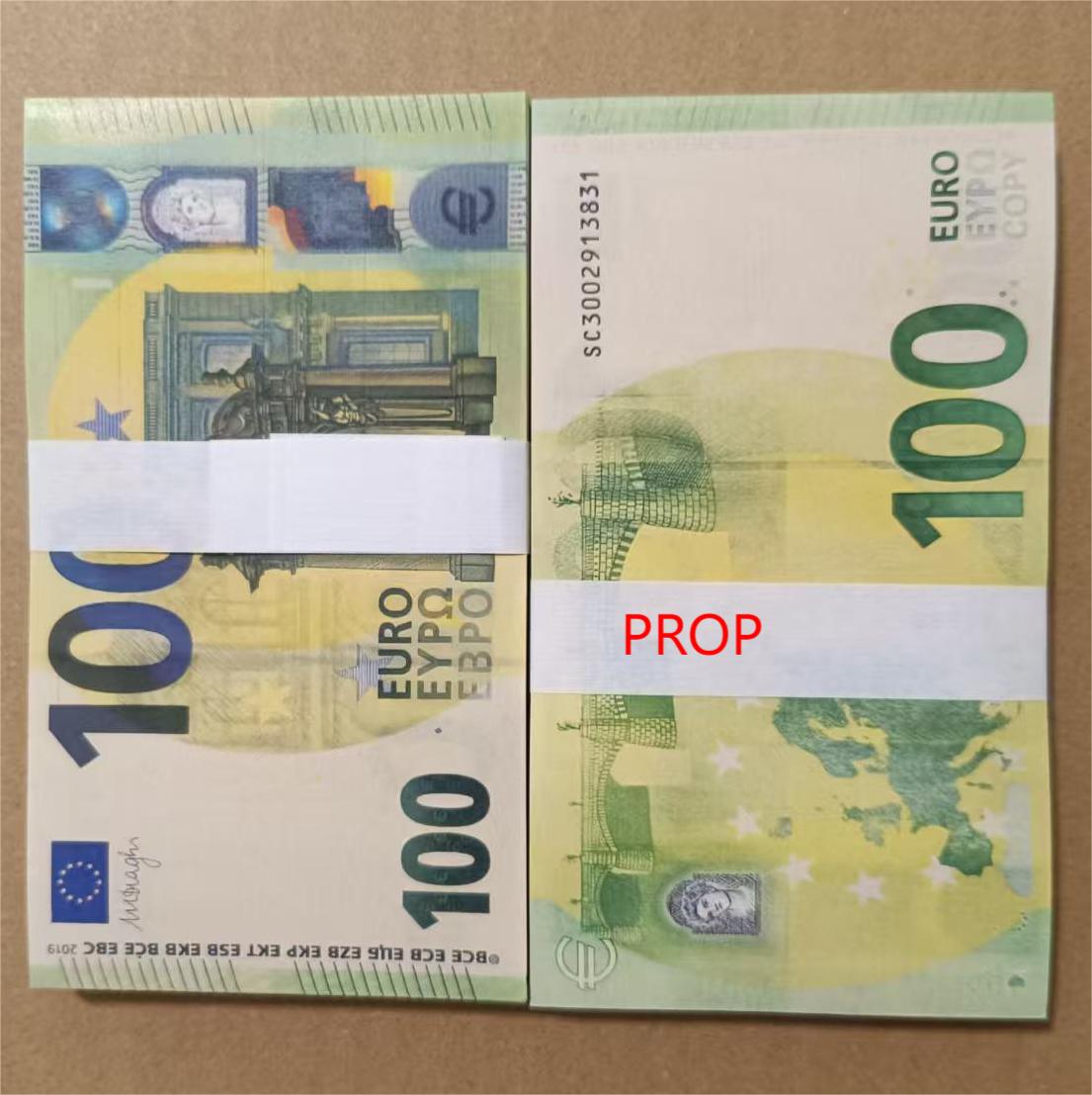 1. Euro Game Token Prop Money - Virtual Currency Play Game Movie Money Banknote Bill Prop Euros