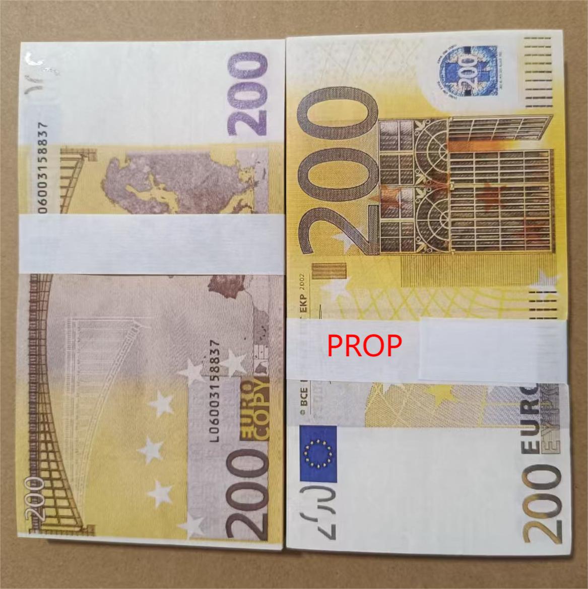 Virtual Euro Prop Currency Money Props Play Game Money Decor Party Money Banknote Bill Euros Europe Money Prop