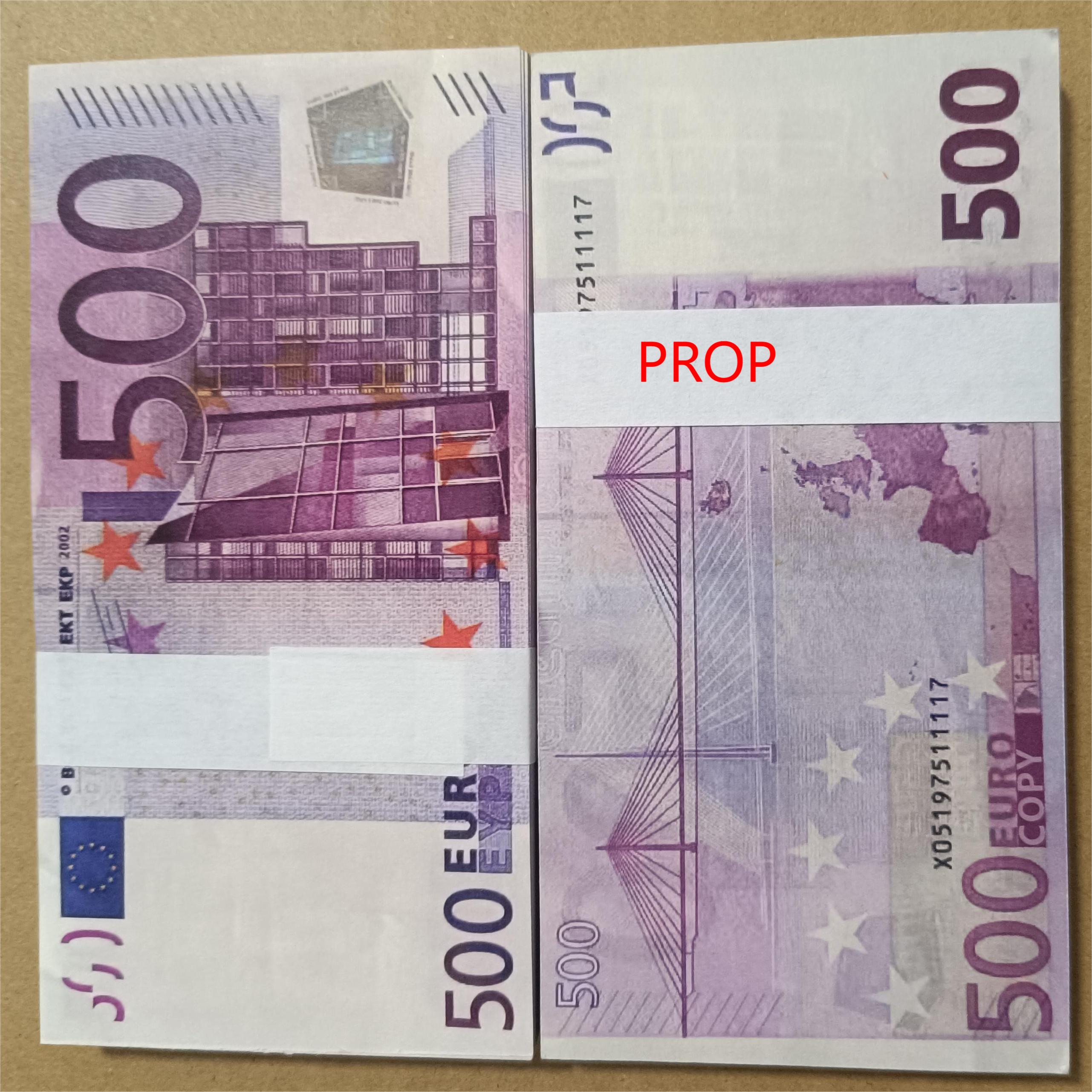 1. Euro Game Token Prop Money - Virtual Currency Play Game Movie Money Banknote Bill Prop Euros