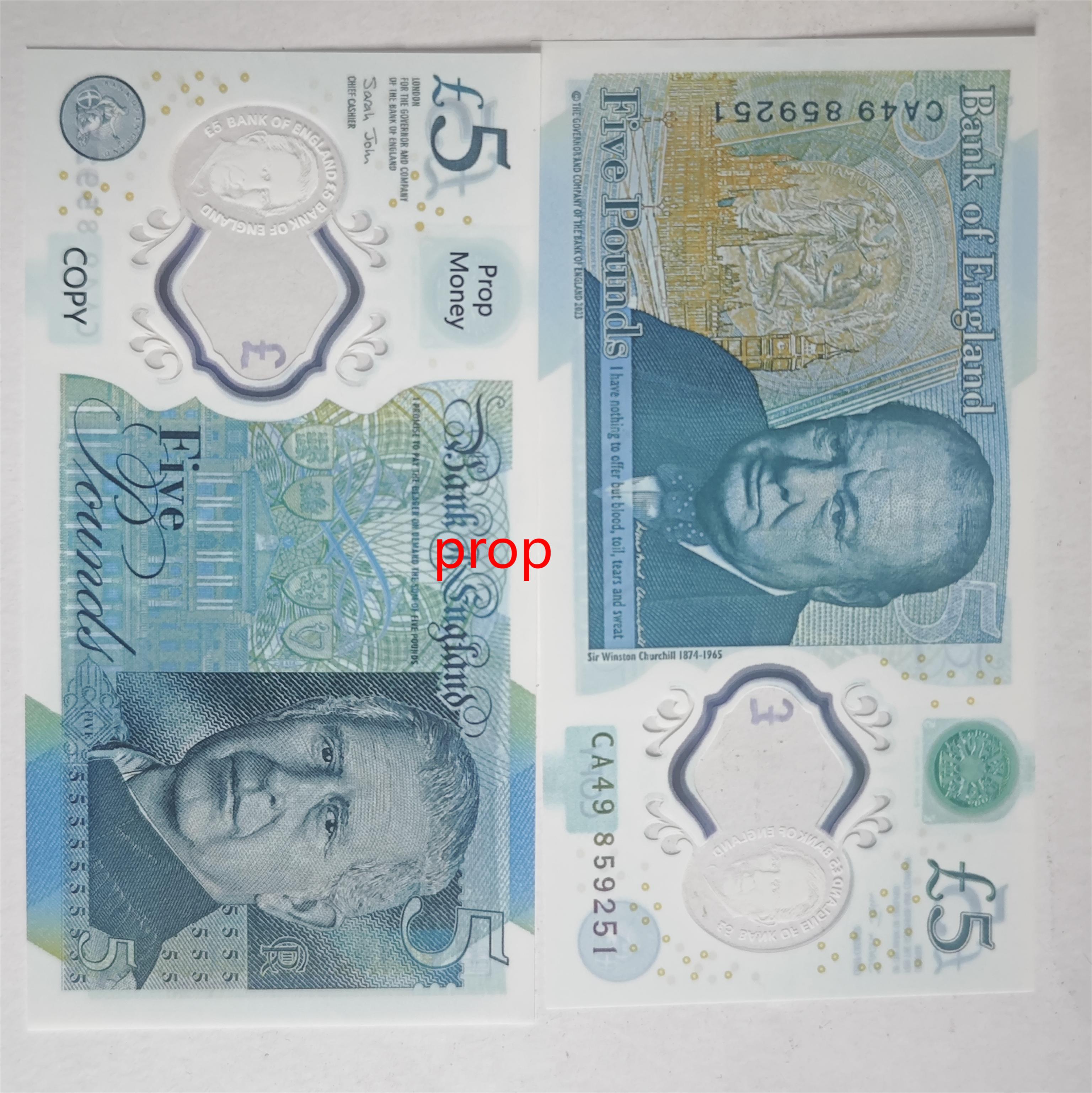 Best Quality Polyester Ultrathin Prop Money Bulk 0.08mm Plastic Notes 1000000 Pro Money Pounds Uk-polymer-prop-money