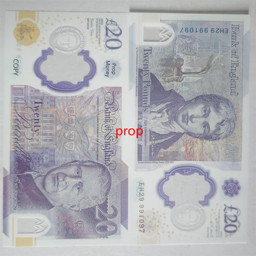 Best Quality Polyester Ultrathin Prop Money Bulk 0.08mm Plastic Notes 1000000 Pro Money Pounds Uk-polymer-prop-money