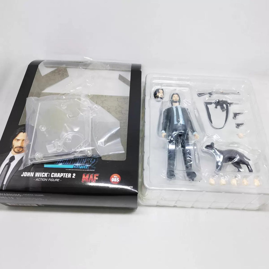 John Wick Chapter 2 MAF 085 6" Action Figure Collectible Model Boxed Keanu Reeves Toys