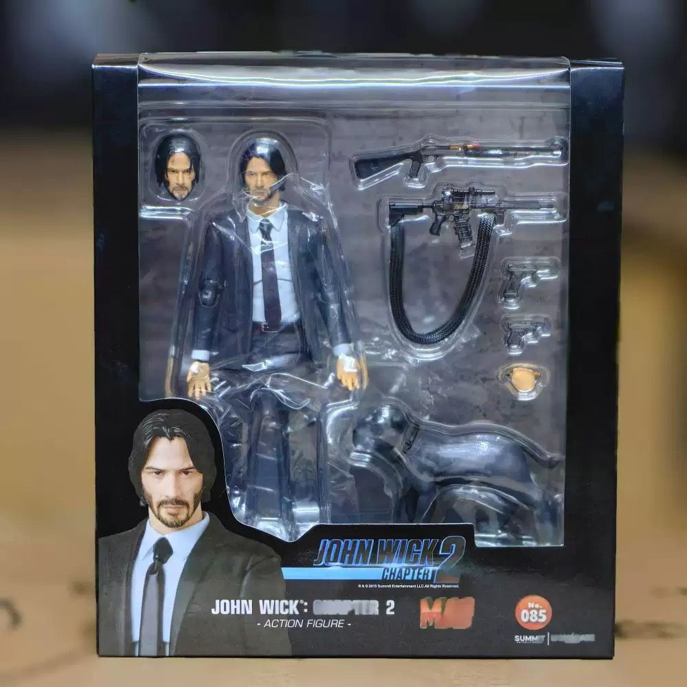 John Wick Chapter 2 MAF 085 6" Action Figure Collectible Model Boxed Keanu Reeves Toys