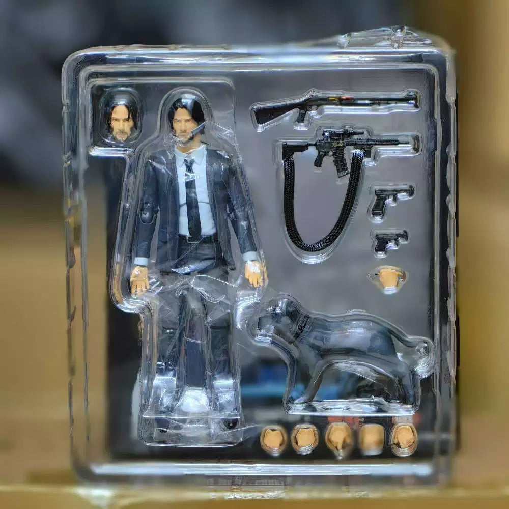 John Wick Chapter 2 MAF 085 6" Action Figure Collectible Model Boxed Keanu Reeves Toys