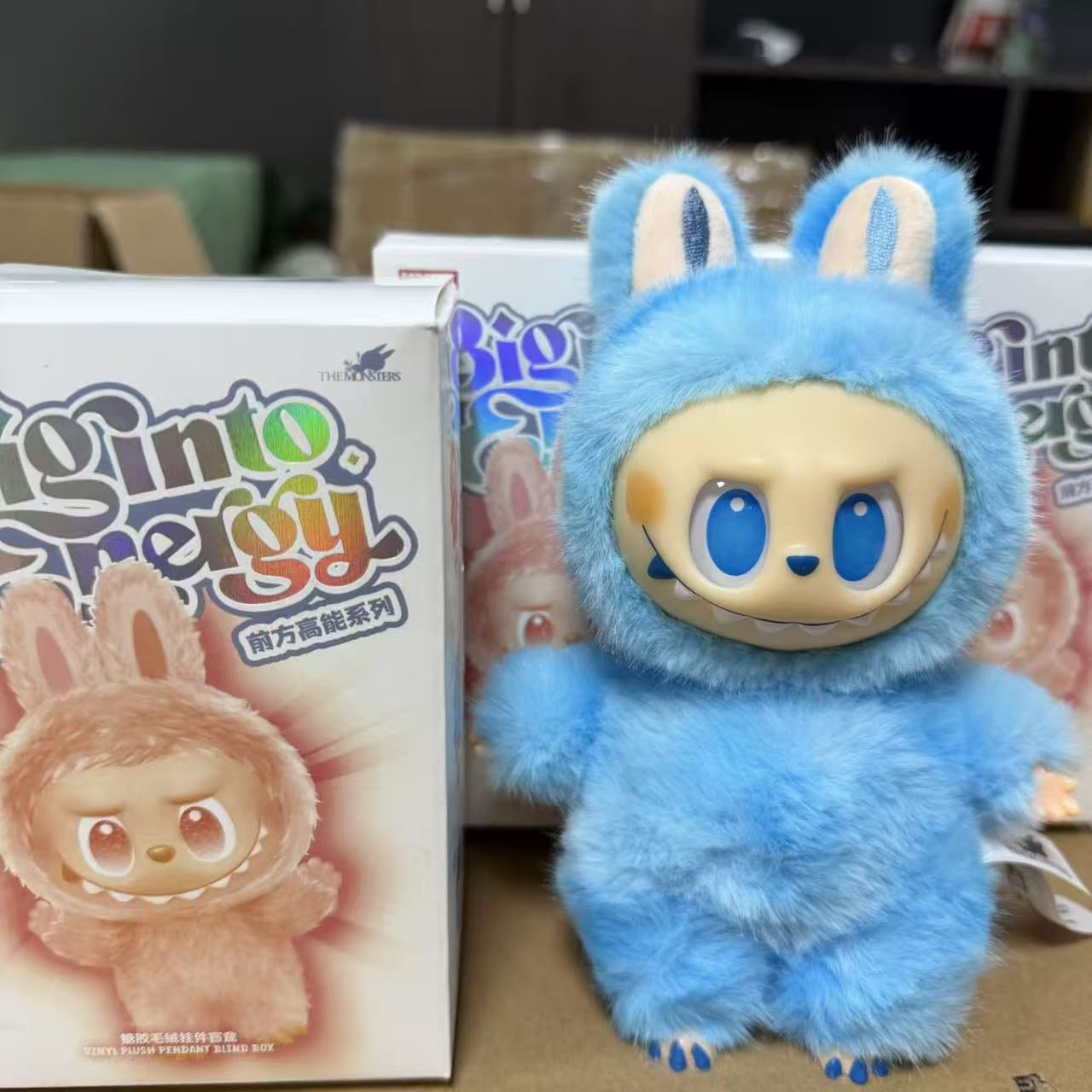 Viral Labubu Generation 3 Plush Doll Keychain Pendant Cute Backpack Charm Pop Mart Claw Machine Prize Factory Stock