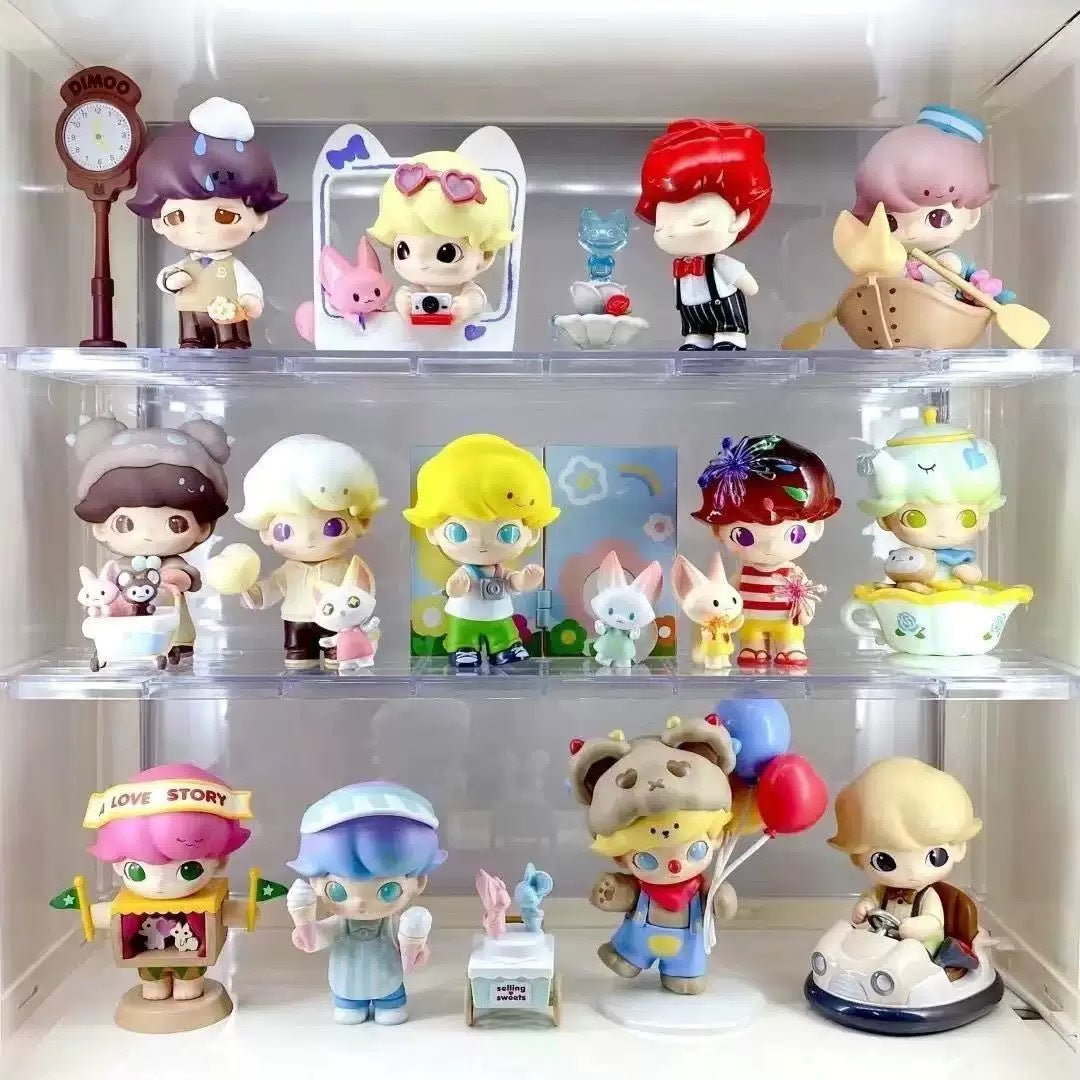 Cute Capybara Flocked Figure Mystery Blind Box Toys Kids Prize Vending Machine Gift Cross-border Wholesale
