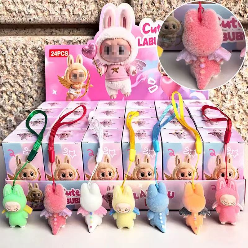 Cute Capybara Flocked Figure Mystery Blind Box Toys Kids Prize Vending Machine Gift Cross-border Wholesale
