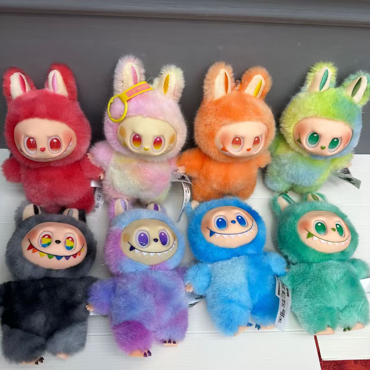 Premium Labubu Macaron Vinyl &amp; Plush Figure, 3rd Gen High Energy Trendy Toy, Cute Blind Box Collectible for Home Decor