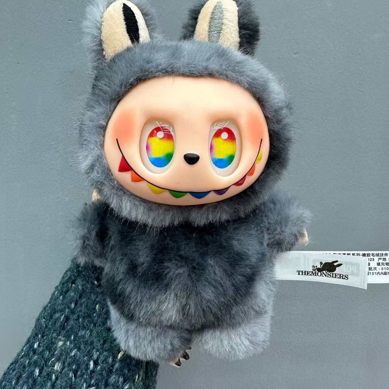 Labubu The Monsters High Energy Collection Plush Doll, Third Generation Vinyl Face Stuffed Toy, Fashion Desktop Ornament Gift