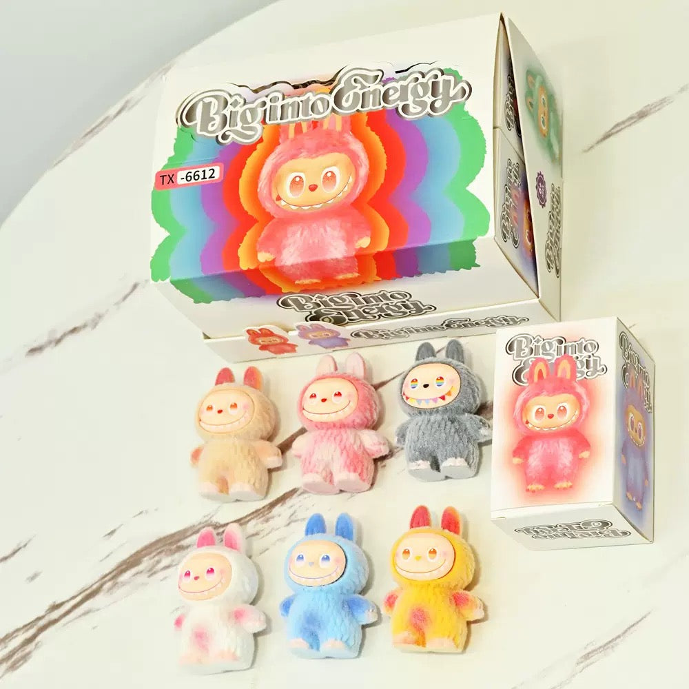 Hot Selling Flocked POP MART Labubu 3rd Generation Blind Box Figure Trendy Internet Celebrity Toy Wholesale for Vendors