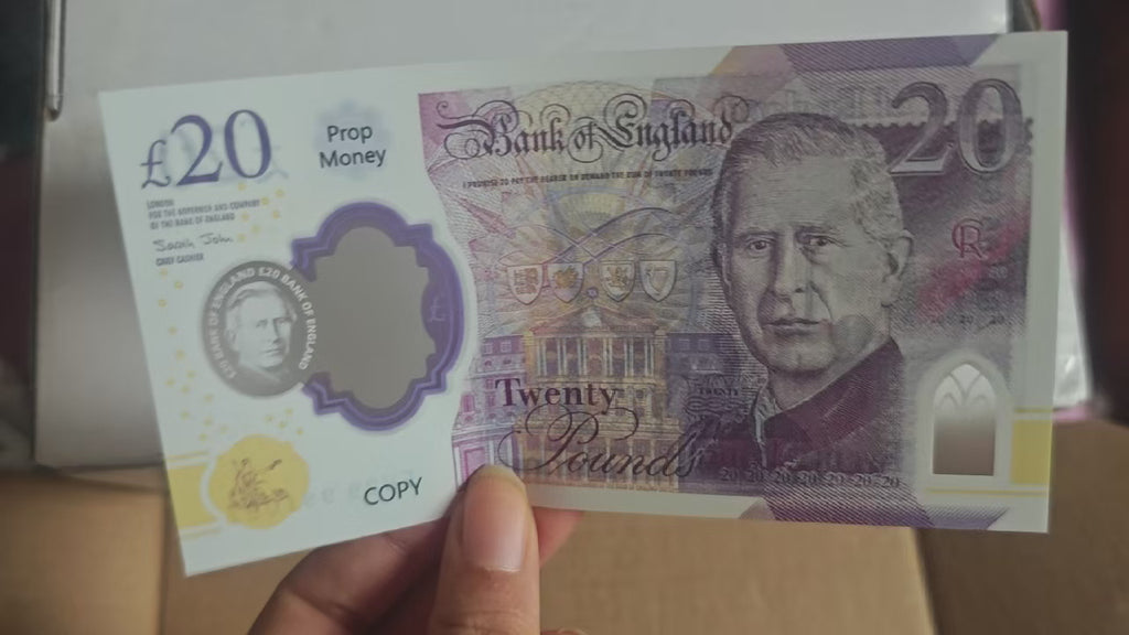 Best Quality Polyester Ultrathin Prop Money Bulk 0.08mm Plastic Notes 1000000 Pro Money Pounds Uk-polymer-prop-money