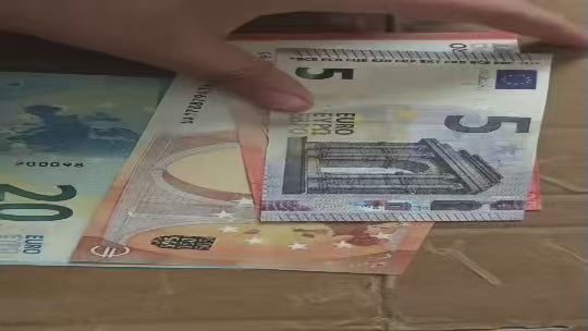 Virtual Euro Prop Currency Money Props Play Game Money Decor Party Money Banknote Bill Euros Europe Money Prop